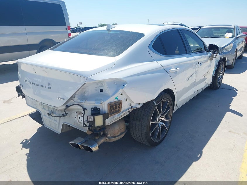 Vin: kmtg34ta8nu086628, lot: 45580259, genesis g70 2.0t awd 20224
