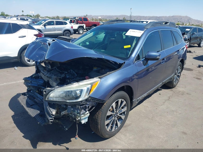 Vin: 4s4bsbnc5f3239354, lot: 45580292, subaru outback 2.5i limited 20152