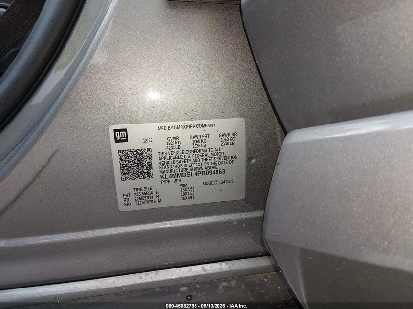 2023 Buick Encore Gx Select Fwd VIN: KL4MMDSL4PB094963 Lot: 45082795