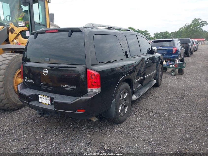Vin: 5n1aa0nf8en601998, lot: 45580436, nissan armada platinum 20144