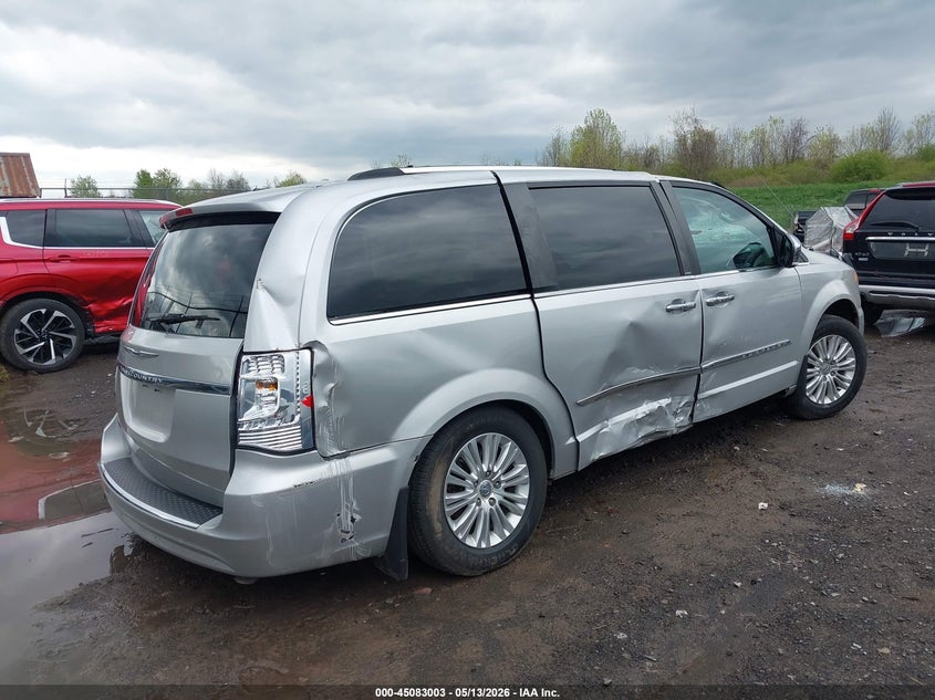 Vin: 2c4rc1gg4cr209291, lot: 45580566, chrysler town & country limited 20124