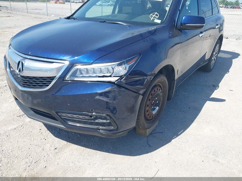 2014 Acura Mdx Technology Package VIN: 5FRYD4H40EB027566 Lot: 45083159