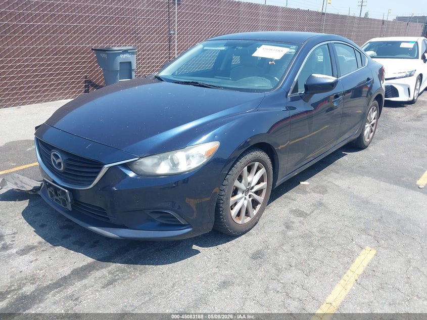 Vin: jm1gj1u56g1460968, lot: 45580751, mazda mazda6 i sport 20162