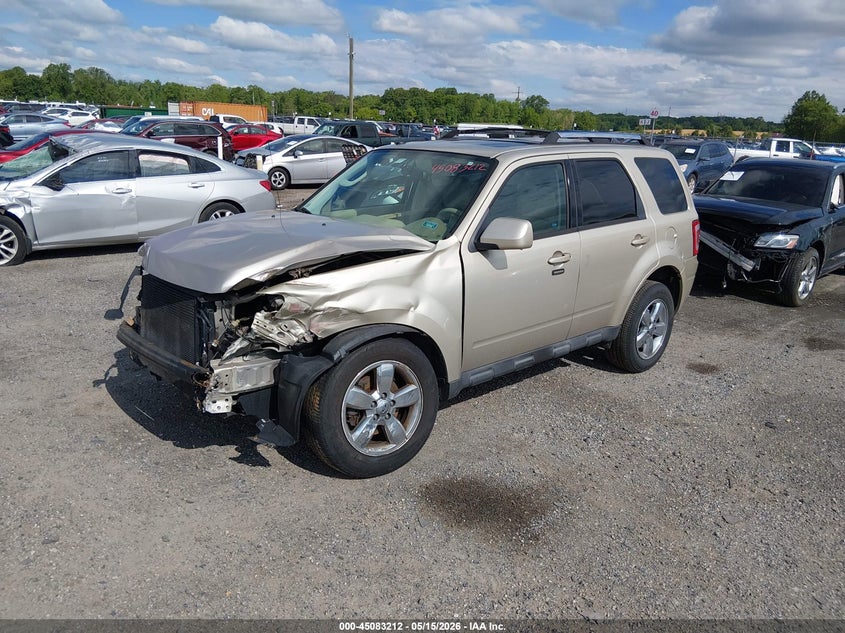 Vin: 1fmcu9eg8bkc35454, lot: 45580775, ford escape limited 20112