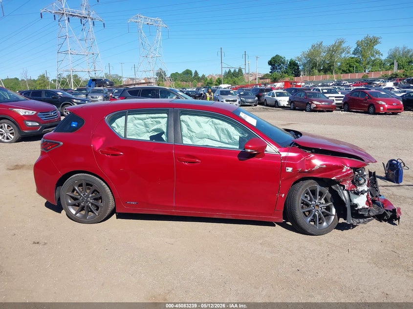2013 Lexus Ct 200H VIN: JTHKD5BH2D2164551 Lot: 45083239