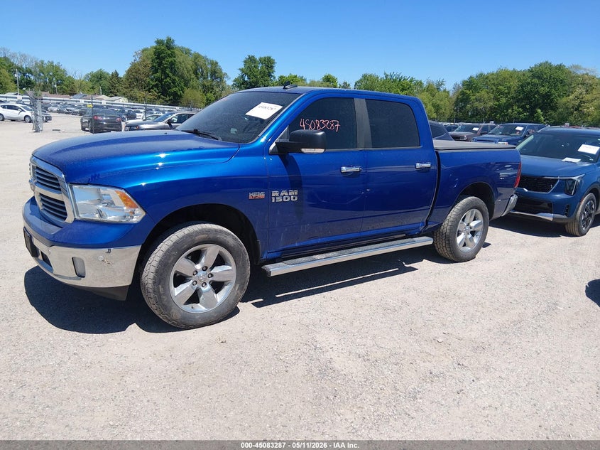 Vin: 3c6rr7lt4gg338512, lot: 45580850, ram 1500 big horn 20162
