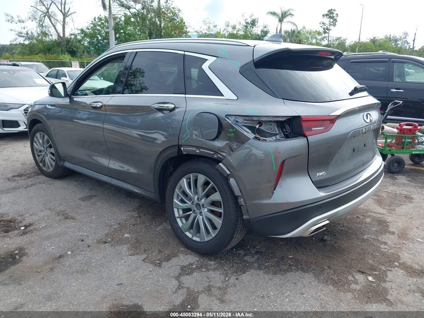2025 INFINITI QX50 SPORT UTILITY VEHICLE 2.0L I-4 DI, DOHC, VVT, TURBO, 268HP