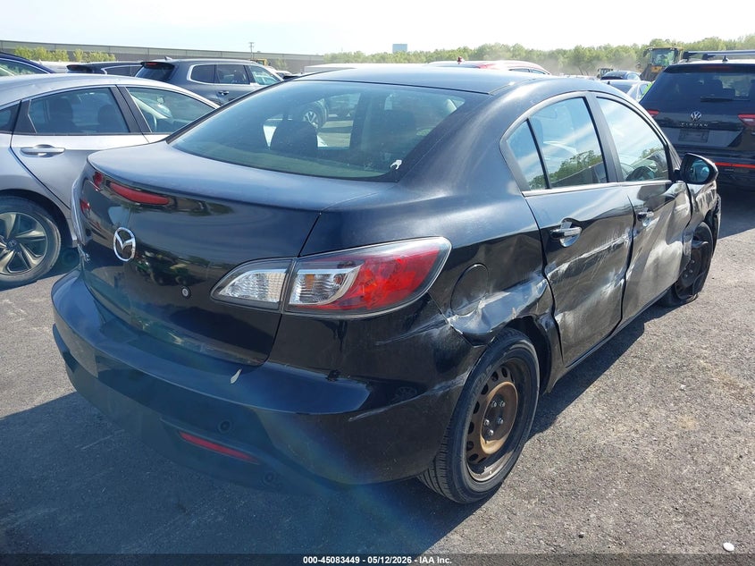 Vin: jm1bl1uf7b1902033, lot: 45581012, mazda mazda3 i sport 20114