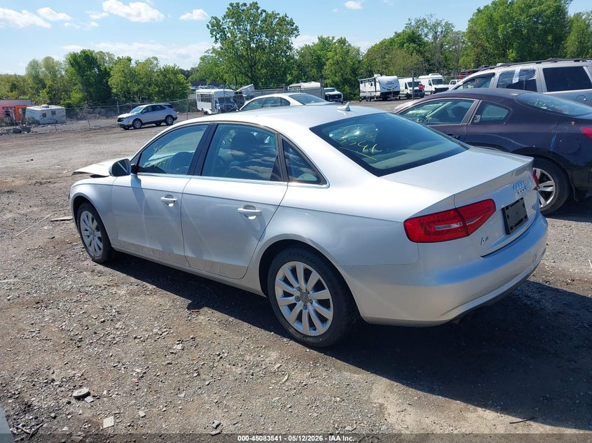Vin: waubfafl8dn038855, lot: 45581104, audi a4 2.0t premium 20133