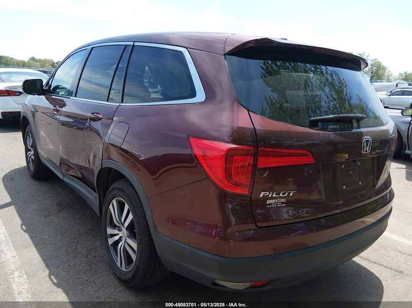 Vin: 5fnyf6h53jb012361, lot: 45581264, honda pilot ex-l 20183