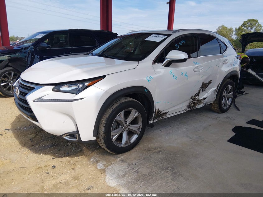 Vin: jtjyarbz0h2058610, lot: 45581293, lexus nx 200t 20172