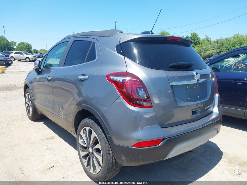 Vin: kl4cjgsm3kb733583, lot: 45581406, buick encore awd essence 20193