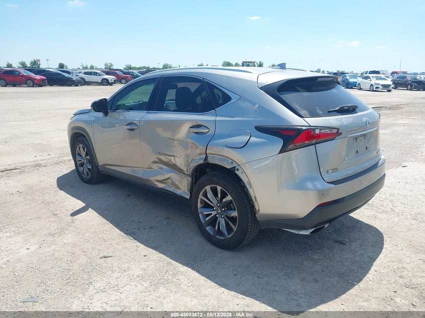 Vin: jtjyarbz9f2021522, lot: 45581435, lexus nx 200t f sport 20153
