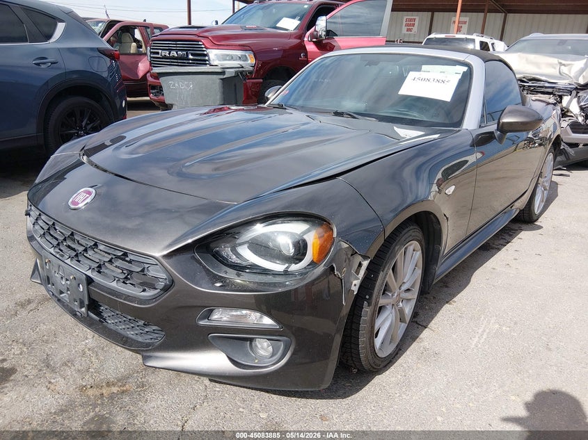 Vin: jc1nfaek9h0128136, lot: 45581448, fiat 124 spider lusso 20172