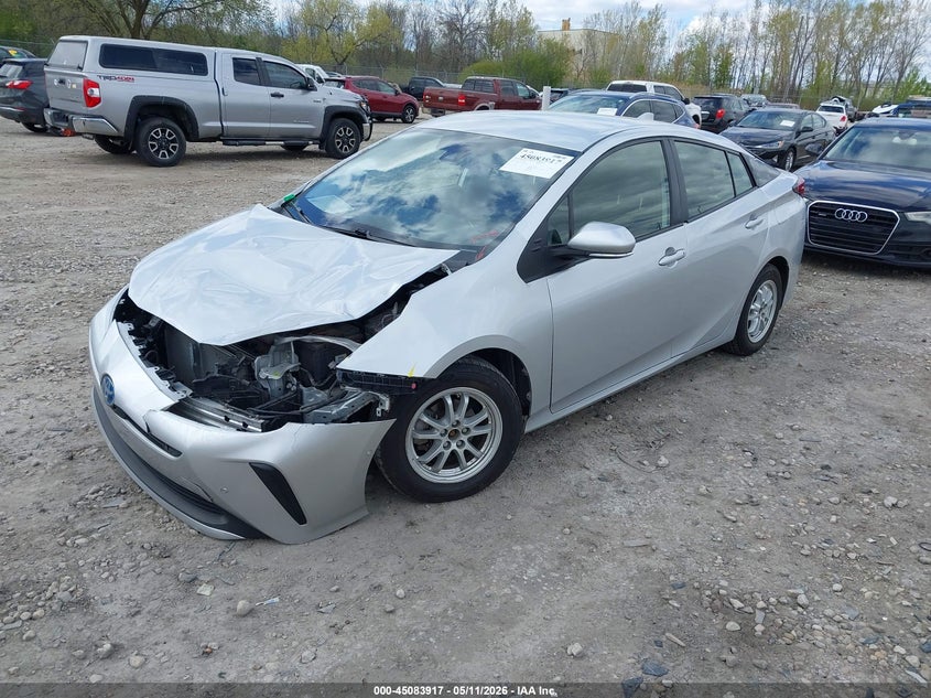 2021 Toyota Prius Le JTDKAMFU6M3141425 photo 1