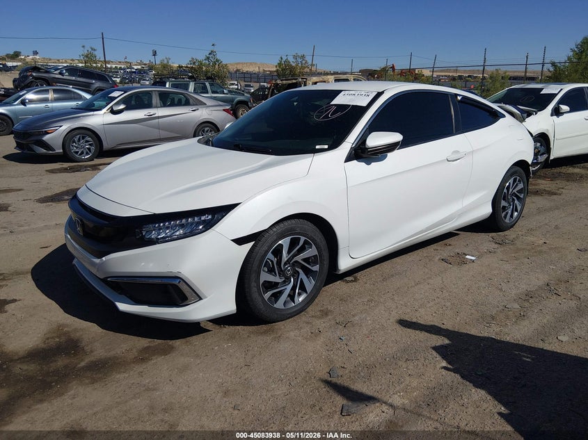 2019 Honda Civic Lx 2HGFC4B61KH301578 photo 1