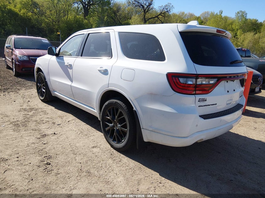 Vin: 1c4rdjdg4fc849385, lot: 45581560, dodge durango limited 20153