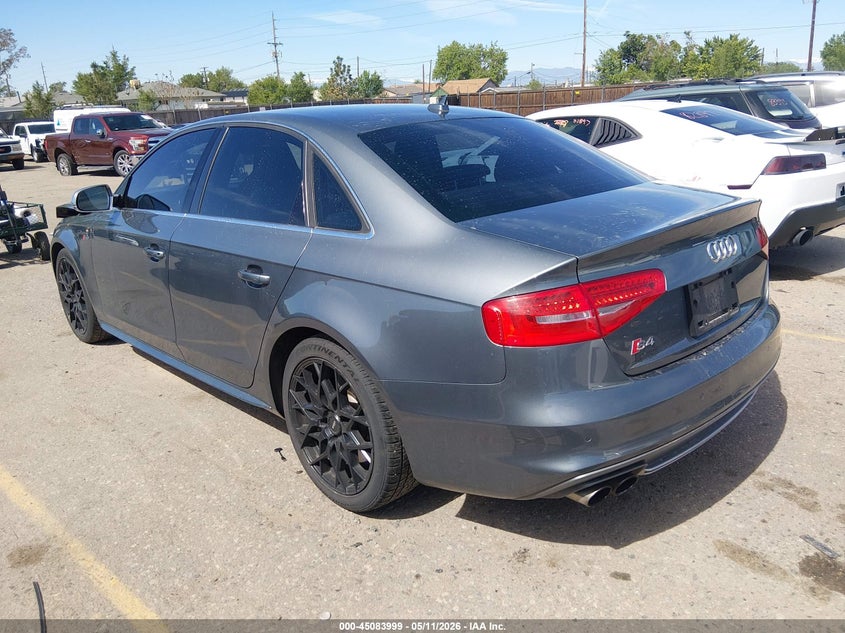 Vin: waubgafl0ga012307, lot: 45581562, audi s4 3.0t premium plus 20163