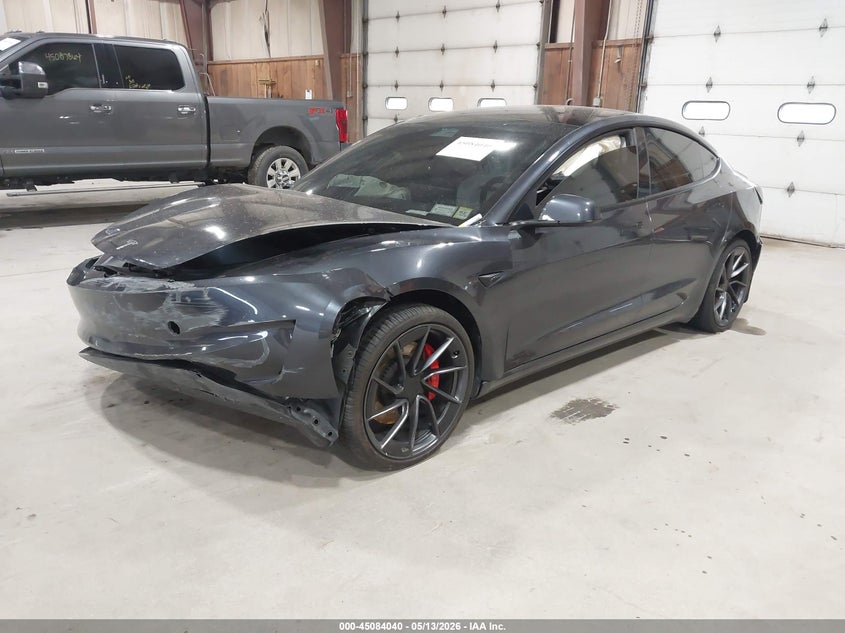 Vin: 5yj3e1et3sf971988, lot: 45581603, tesla model 3 performance all-wheel drive 20252