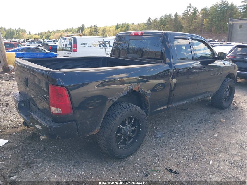 2012 Ram 1500 5.7 Ram Sport black Lot 111045084176 Vin 1C6RD7HT6CS130934
