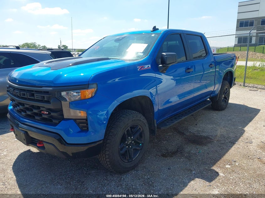 2022 Chevrolet Silverado 1500 4wd  Short Bed Custom Trail Boss 3GCPDCED5NG681193 photo 1