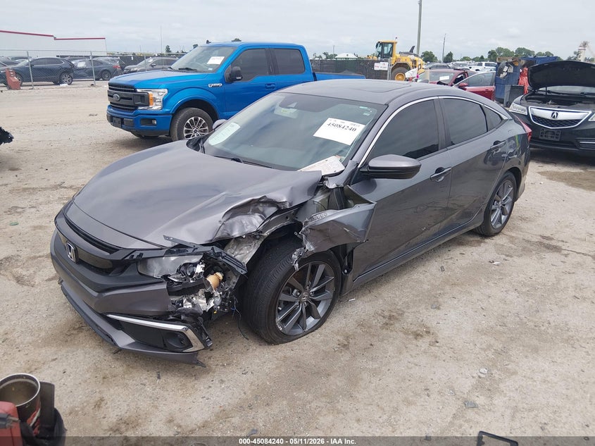 2019 Honda Civic Ex 19XFC1F33KE007253 photo 1