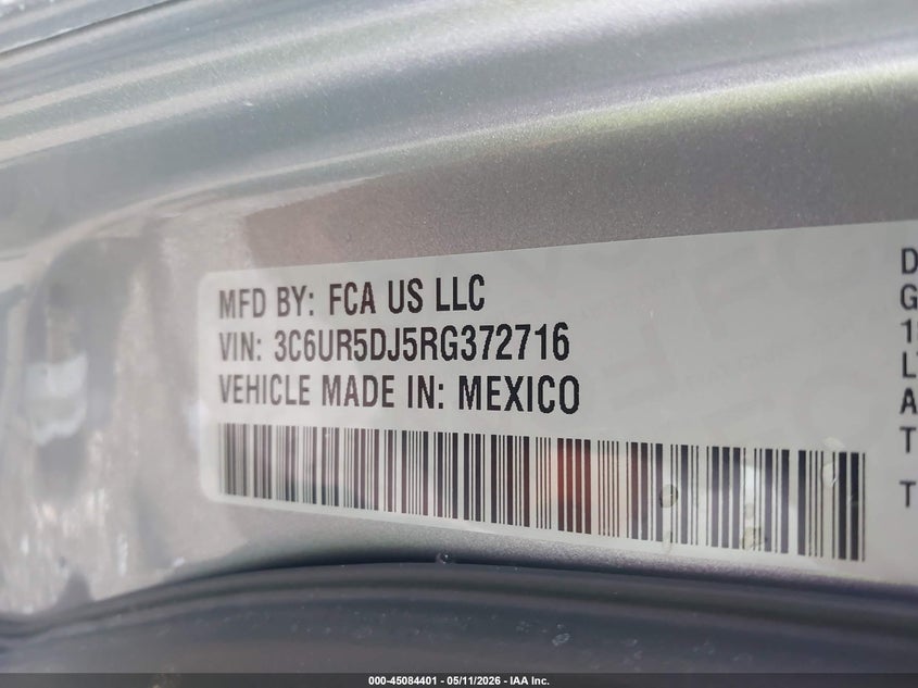 2024 RAM 2500 TRUCK 6.4L V-8 VVT, 410HP
