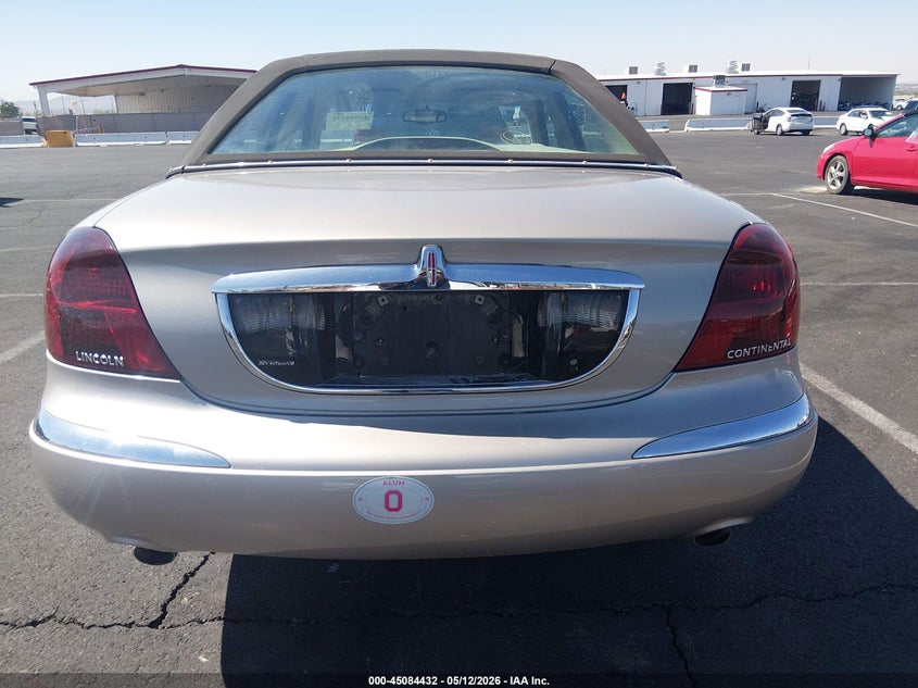 2001 Lincoln Continental VIN: 1LNHM97V81Y720223 Lot: 45084432