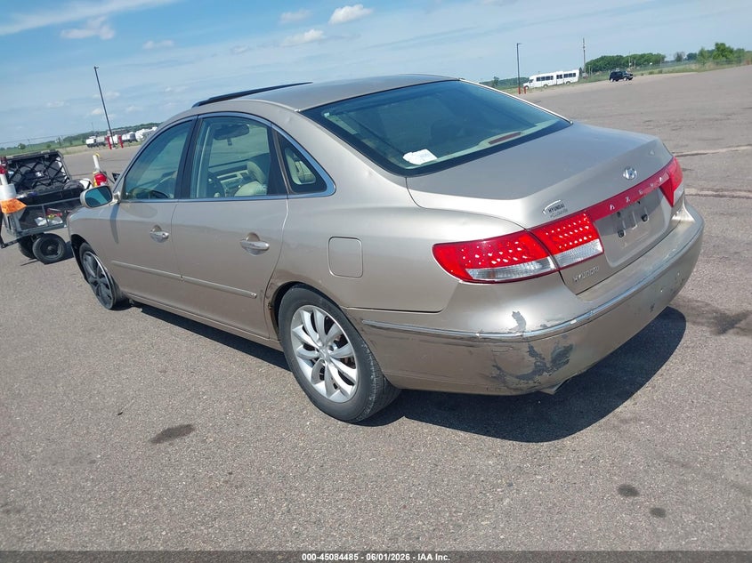 2006 Hyundai Azera Limited/Se VIN: KMHFC46F16A116763 Lot: 45084485