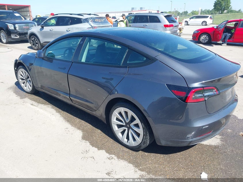 Vin: 5yj3e1ea7nf187820, lot: 45582220, tesla model 3 rear-wheel drive 20223