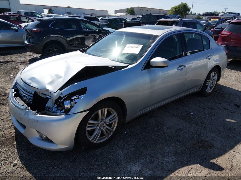 Vin: jn1dv6ap9bm831271, lot: 45582250, infiniti g25 journey 20112