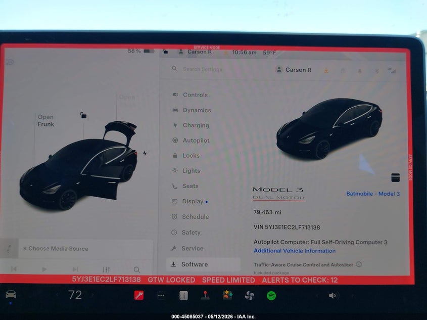 2020 TESLA MODEL 3 SEDAN U U