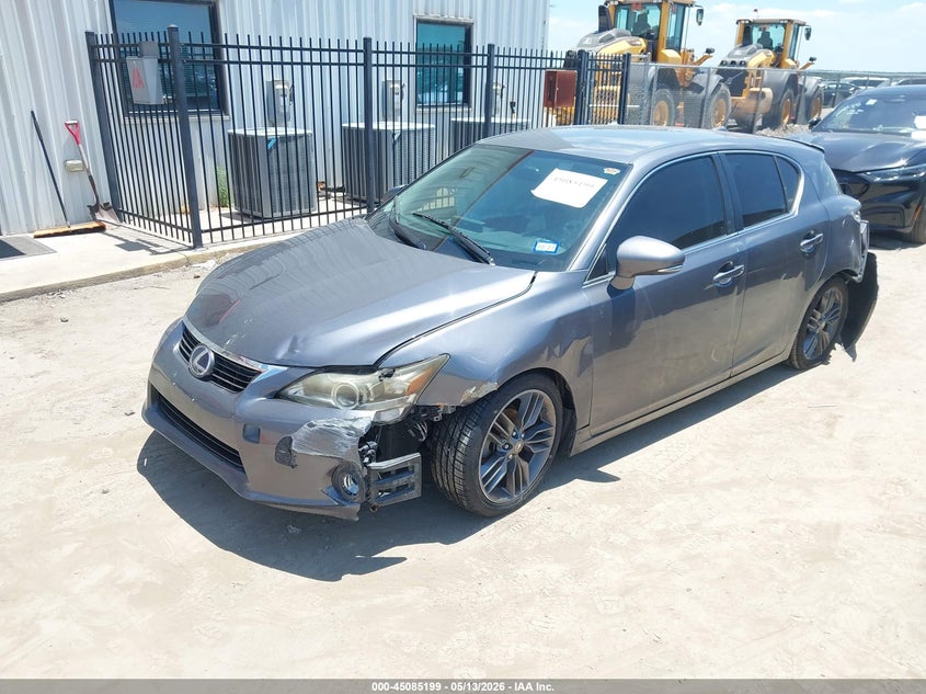 Vin: jthkd5bh4c2118394, lot: 45582762, lexus ct 200h 20122