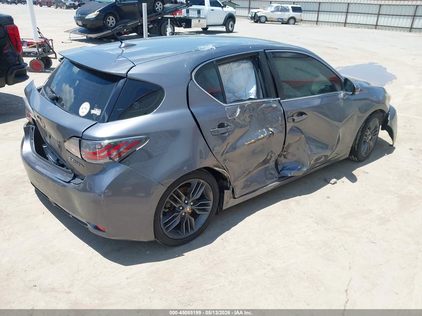 2012 LEXUS CT 200H auction photo 4