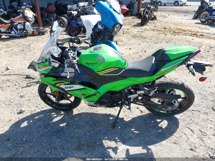 2025 Kawasaki Ex500 A/B VIN: ML5EXGJ11SDA53736 Lot: 45085331