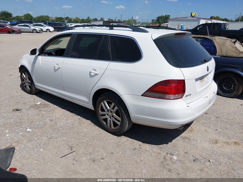 2012 Volkswagen Jetta 2.0 Sportwagen 2.0L Tdi white Lot 111045085358 Vin 3VWPL7AJ0CM687291