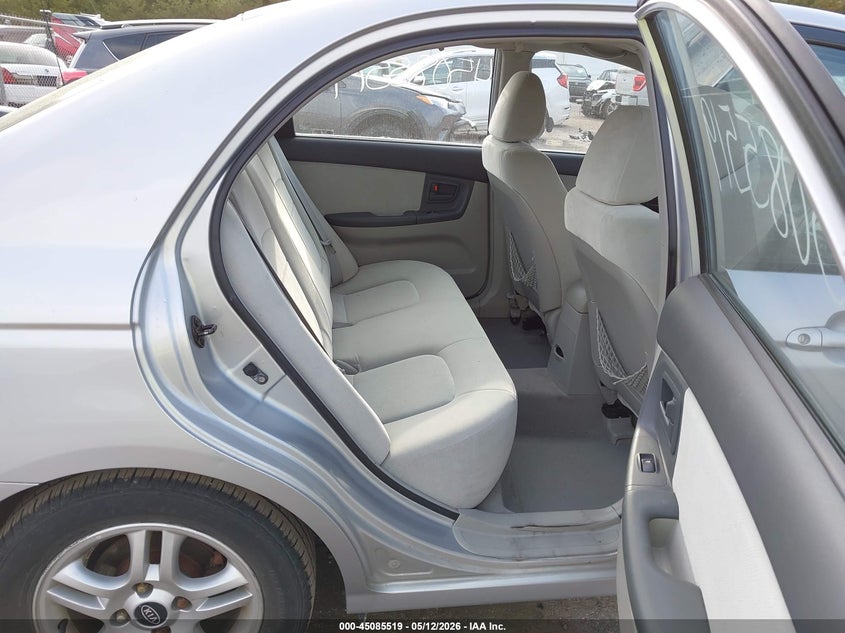 2005 Kia Spectra Ex/Lx/Sx VIN: KNAFE121955105649 Lot: 45085519