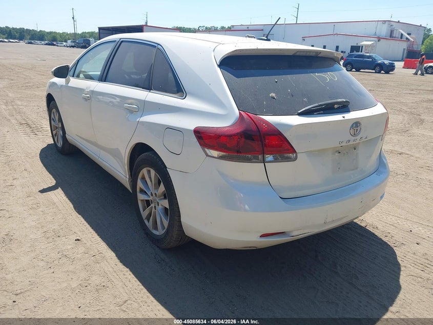 Vin: 4t3ba3bb0du039890, lot: 45583197, toyota venza le 20133