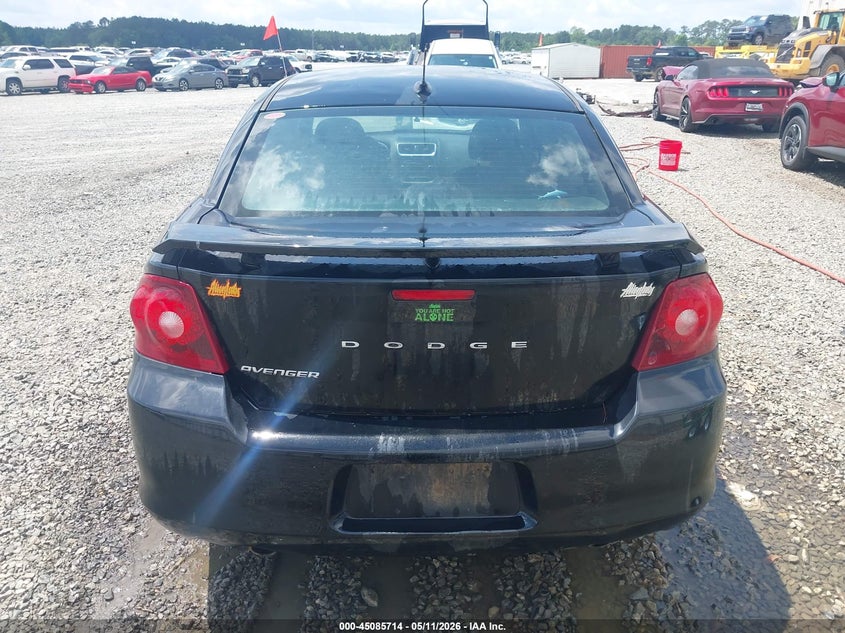 2013 Dodge Avenger Se V6 VIN: 1C3CDZAG1DN747671 Lot: 45085714