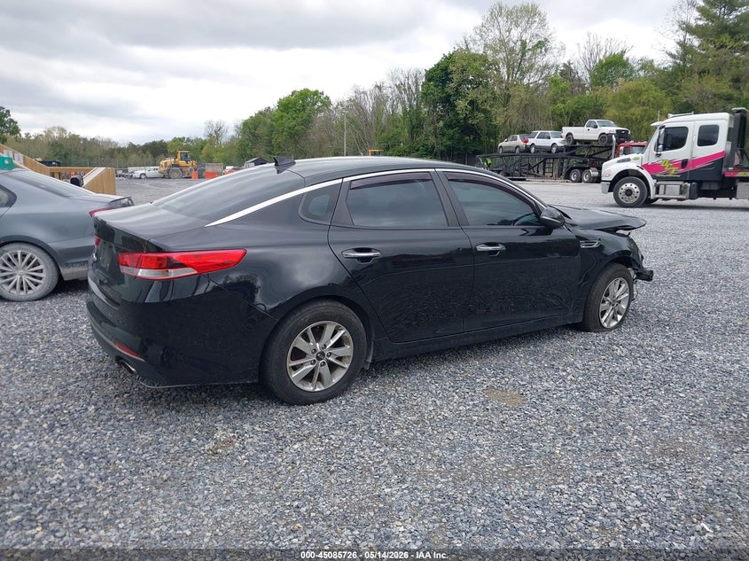 Vin: 5xxgt4l33gg096699, lot: 45583289, kia optima lx 20164