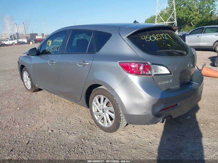 Vin: jm1bl1lp5d1739220, lot: 45583290, mazda mazda3 i touring 20133