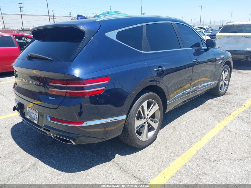 Vin: kmuhbdsb3nu096609, lot: 45583305, genesis gv80 2.5t awd 20224