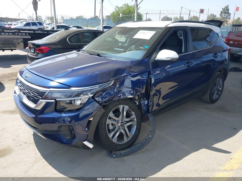 Vin: kndeu2aaxm7136565, lot: 45583339, kia seltos s 20212