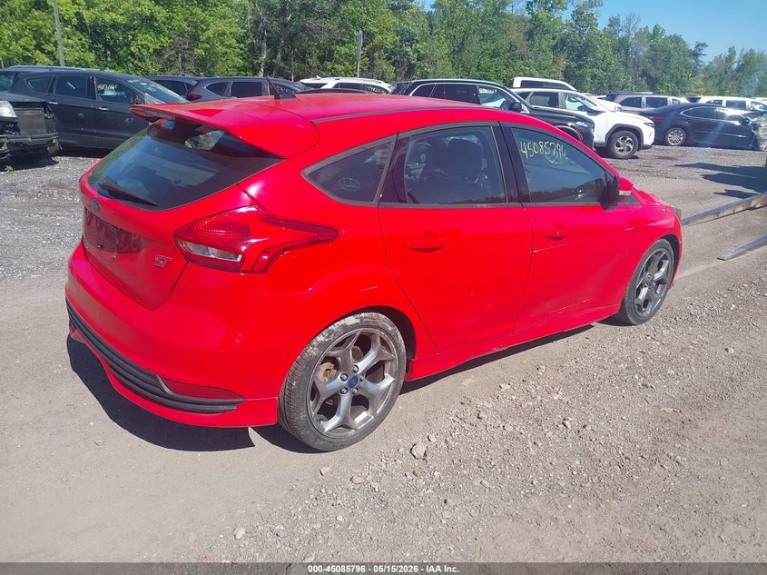 Vin: 1fadp3l91hl266362, lot: 45583359, ford focus st 20174