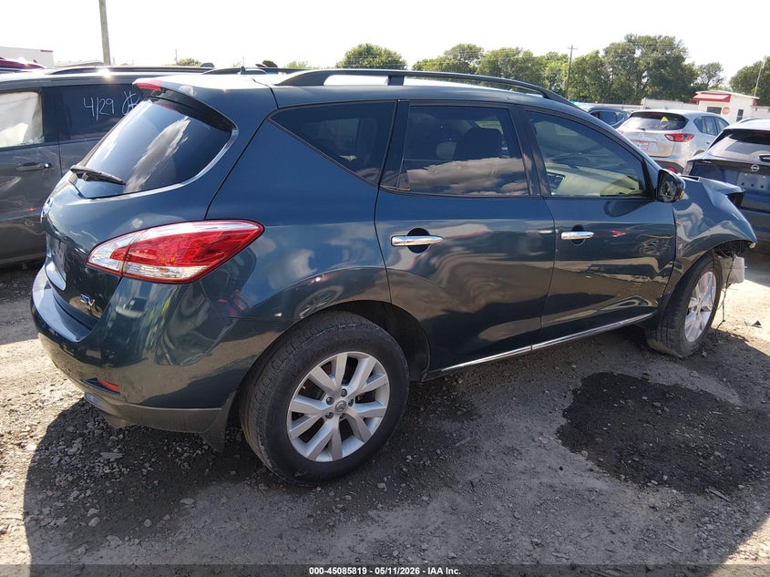 Vin: jn8az1mu5cw105233, lot: 45583382, nissan murano sv 20124