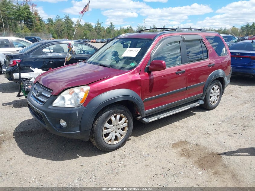 2005 HONDA CR-V SPORT UTILITY VEHICLE 2.4L I-4 DOHC, VVT, 160HP