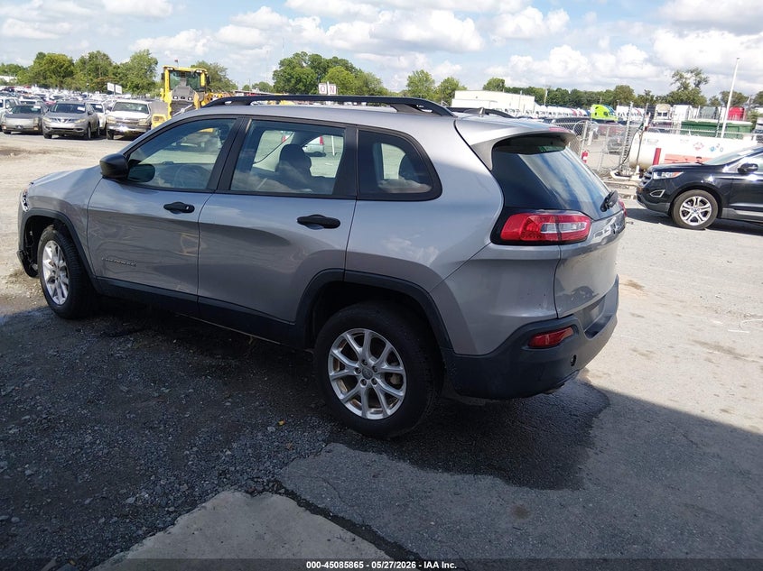 2016 JEEP CHEROKEE SPORT UTILITY VEHICLE 2.4L I-4 VVT, 184HP