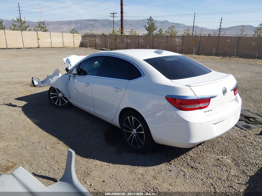 Vin: 1g4pw5sk6g4185307, lot: 45583693, buick verano sport touring group 20163