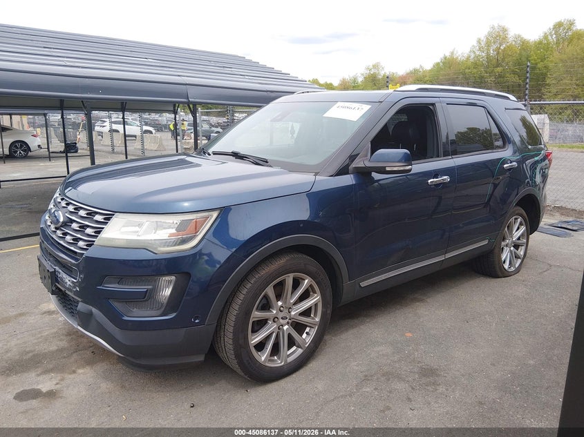 Vin: 1fm5k8f85ggb00233, lot: 45583700, ford explorer limited 20162