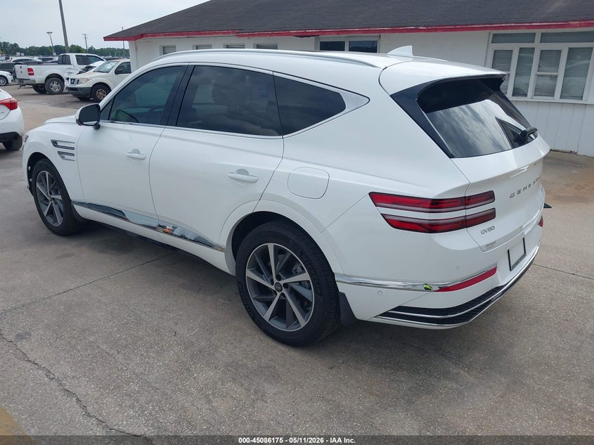 Vin: kmuhbesb0su291262, lot: 45583738, genesis gv80 2.5t advanced awd 20253